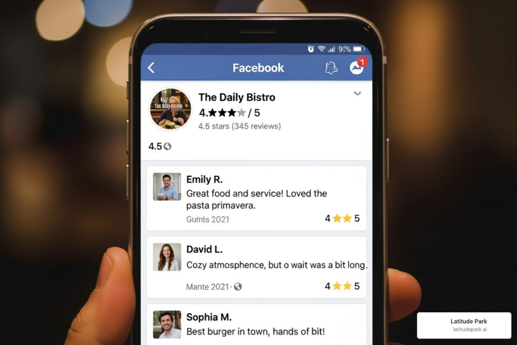 how to manage reviews on facebook