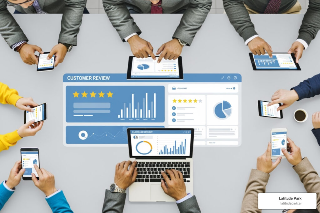 Customer review management platform