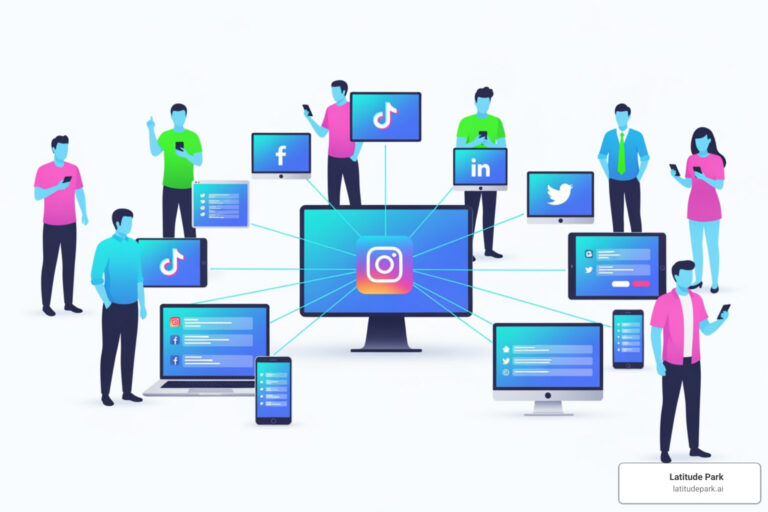 Franchise social media management