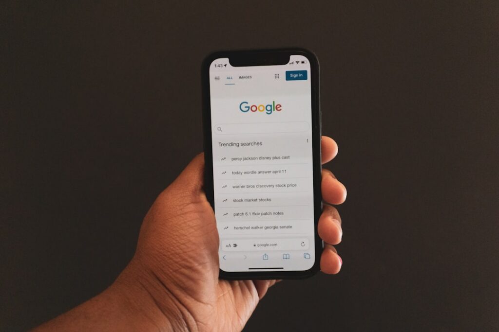 local search ads on mobile device
