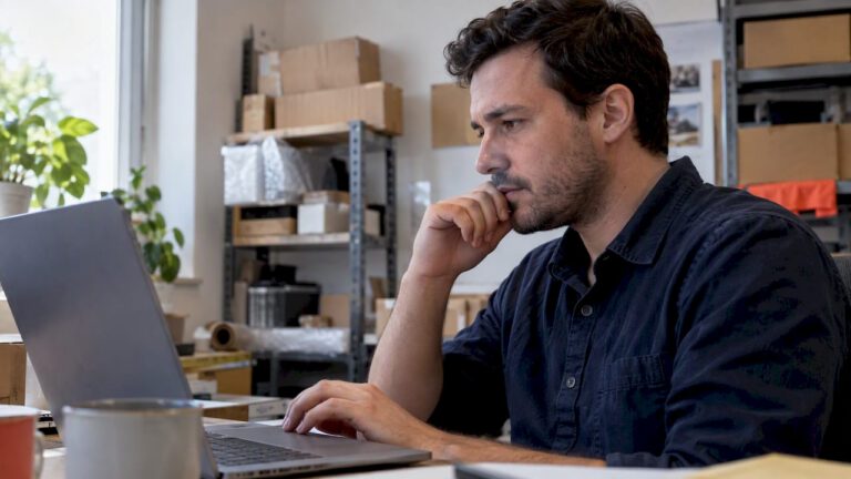 Ecommerce owner auditing product listings