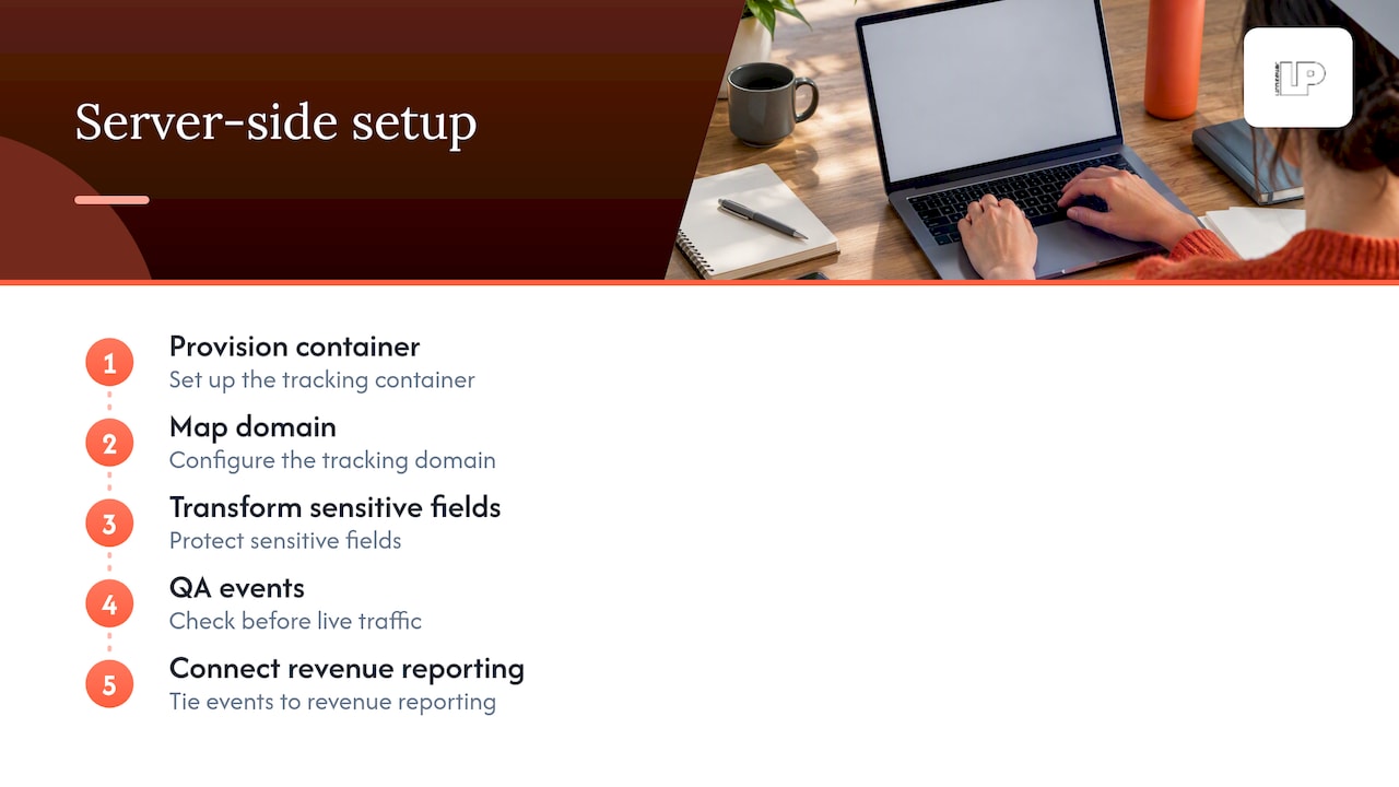 Server-side tracking setup and QA sequence