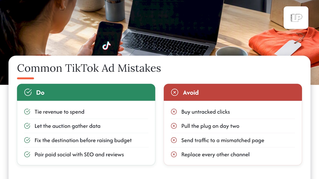 Our perspective: where small businesses actually lose money on TikTok — overview diagram